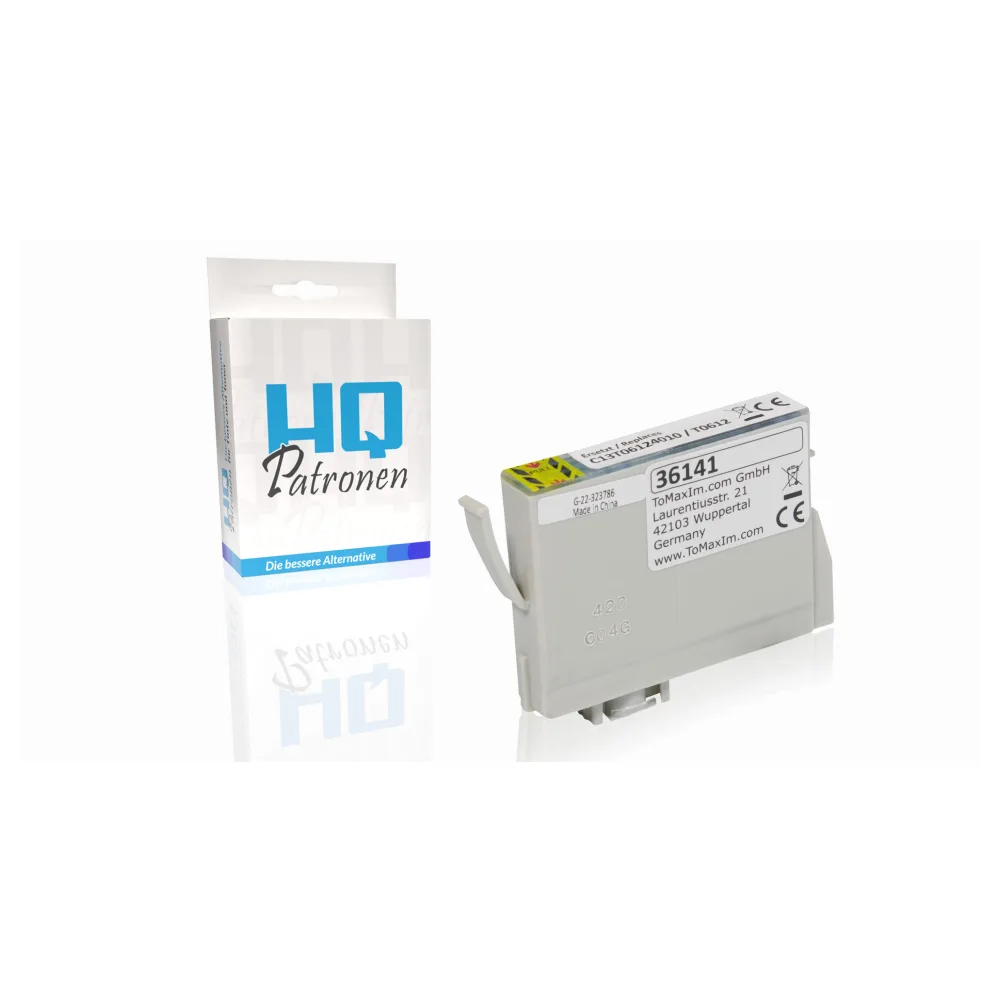 Kompatibel zu Epson C13T06124010 / T0612 XL Tintenpatrone, cyan