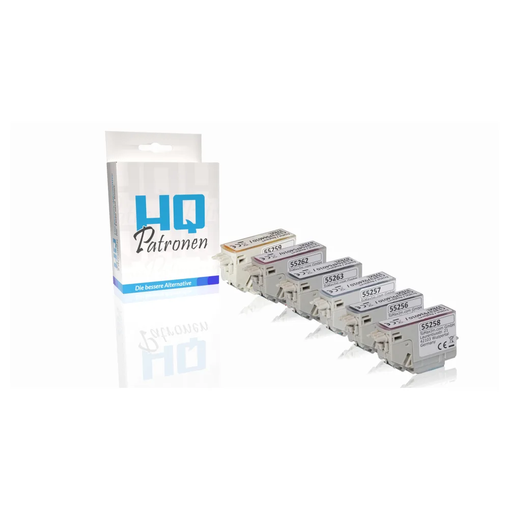 Multipack kompatibel zu Epson C13T379D4010 / 378XL/478XL enthält 1xBK, 1xC, 1xM, 1xY, 1xR, 1xGY