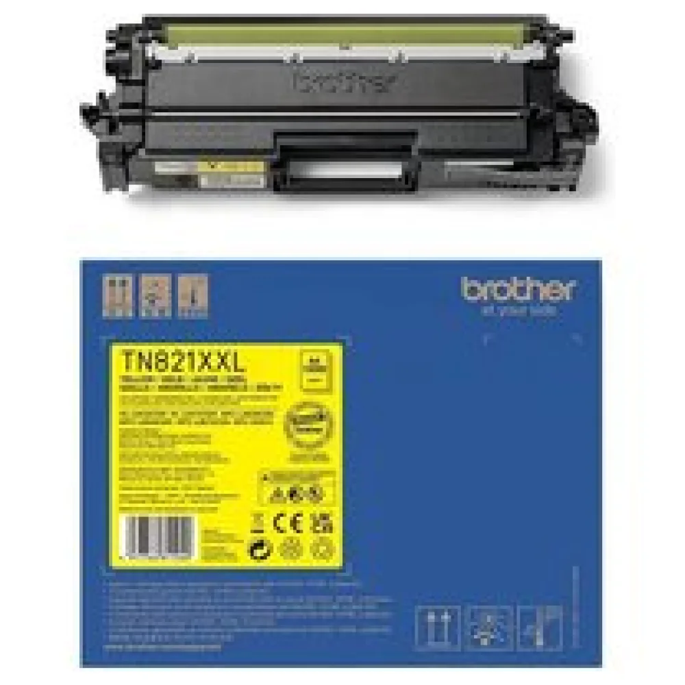 Original Brother TN821XXLY Toner gelb – Bild 2