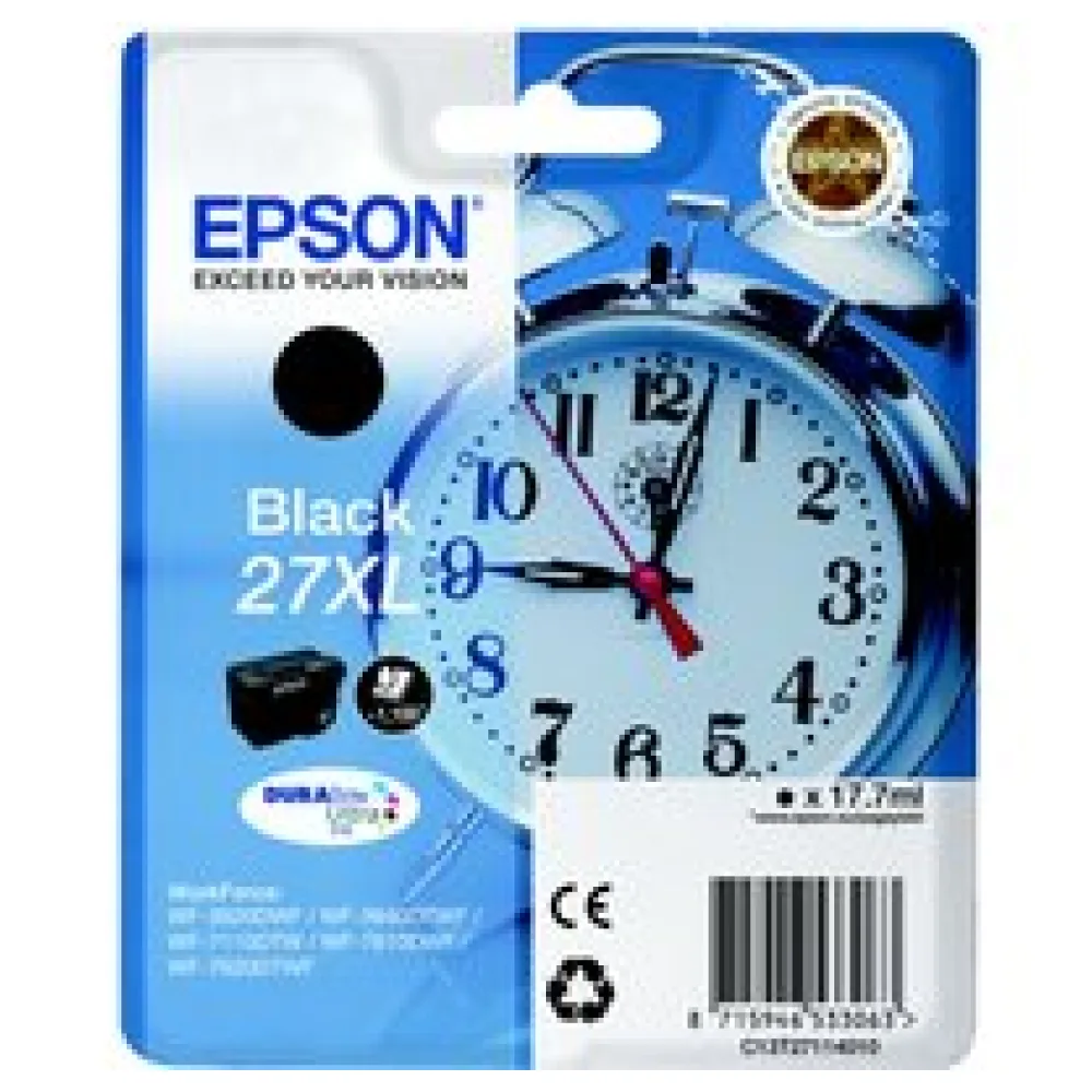 Original Epson C13T27114012 / 27XL Tintenpatrone schwarz – Bild 2