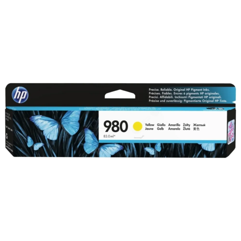 Original HP D8J09A / 980 Tintenpatrone gelb