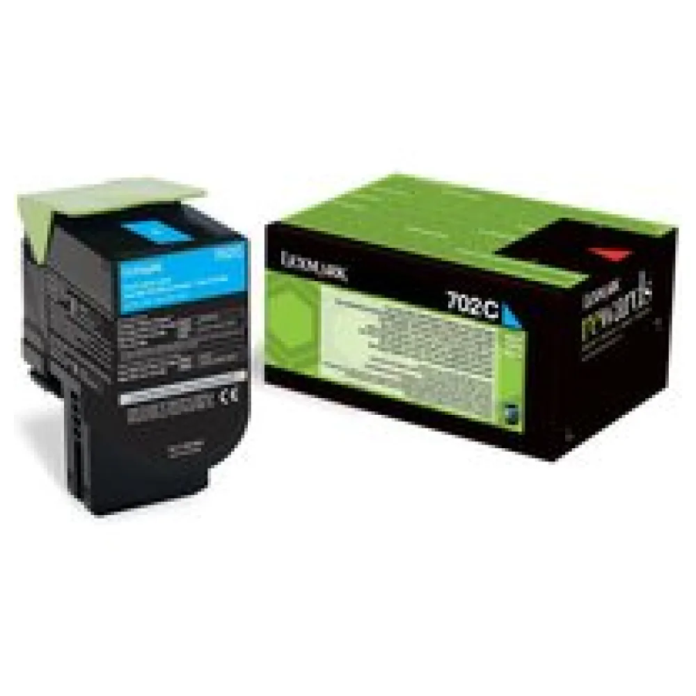 Original Lexmark 70C20C0 / 702C Toner cyan – Bild 2