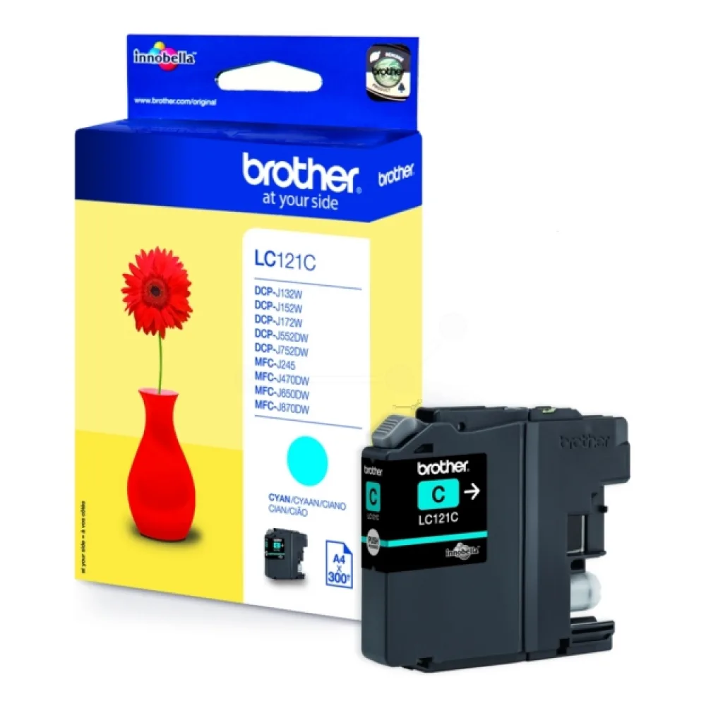 Original Brother LC121C Tintenpatrone cyan