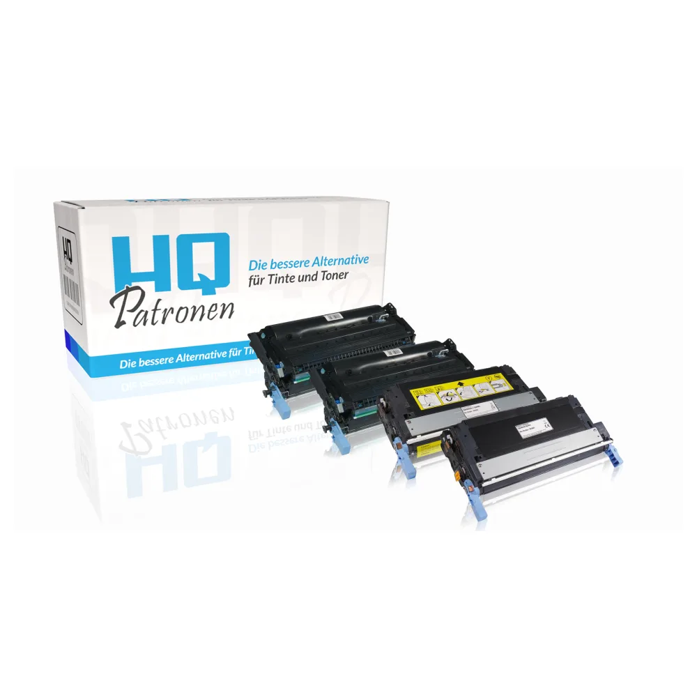 Multipack kompatibel zu HP Q6460A / 644A enthält 1xBK, 1xC, 1xM, 1xY