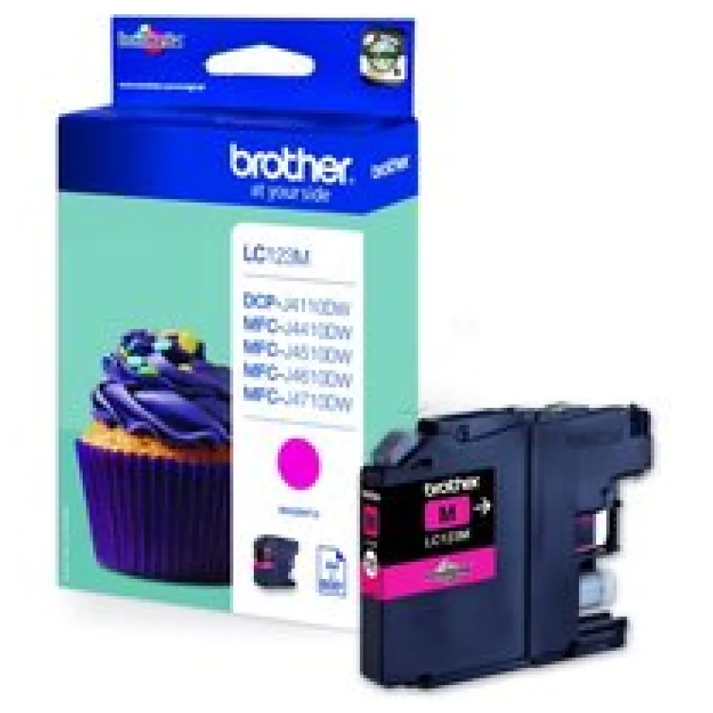Original Brother LC123M Tintenpatrone magenta – Bild 2