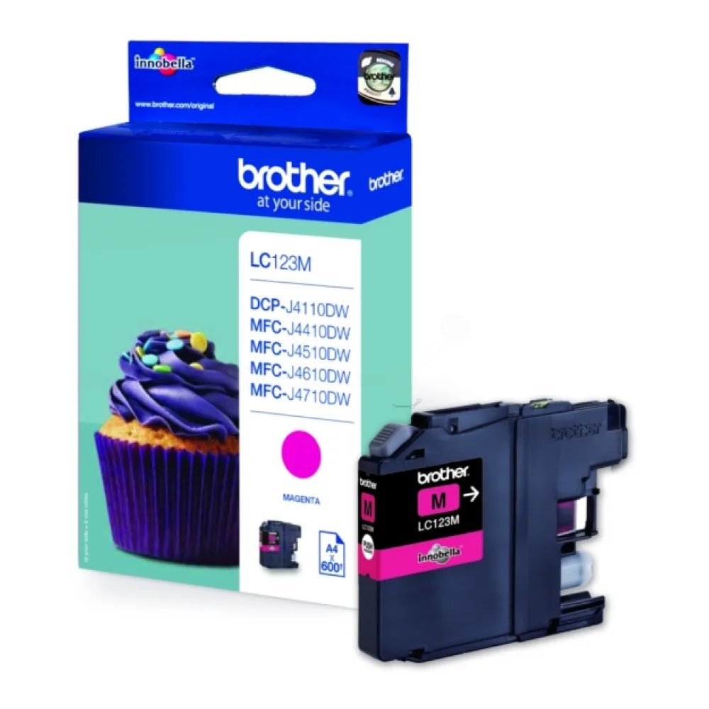 Original Brother LC123M Tintenpatrone magenta
