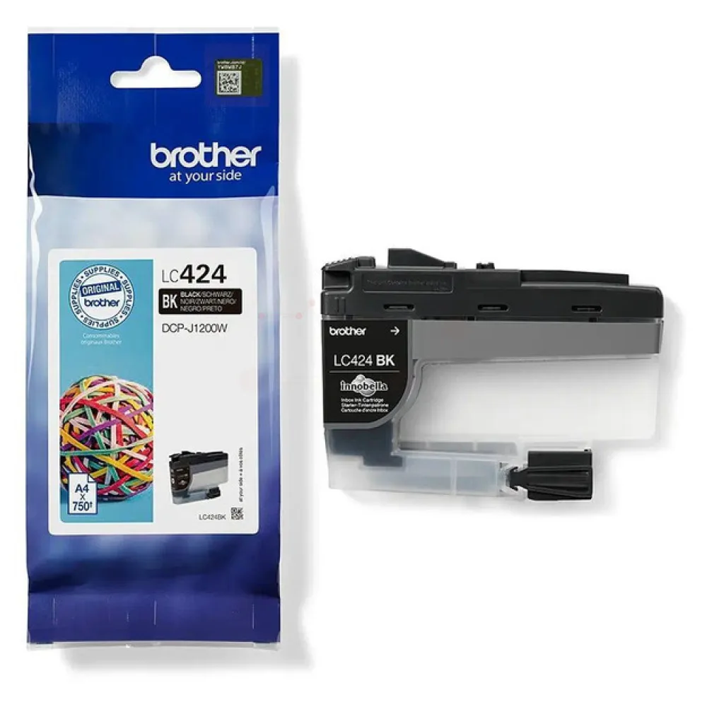 Original Brother LC424BK Tintenpatrone schwarz