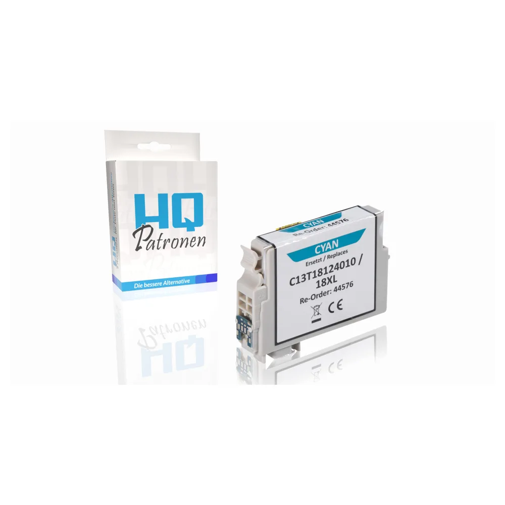 Kompatibel zu Epson C13T18124010 / 18XL Tintenpatrone, cyan