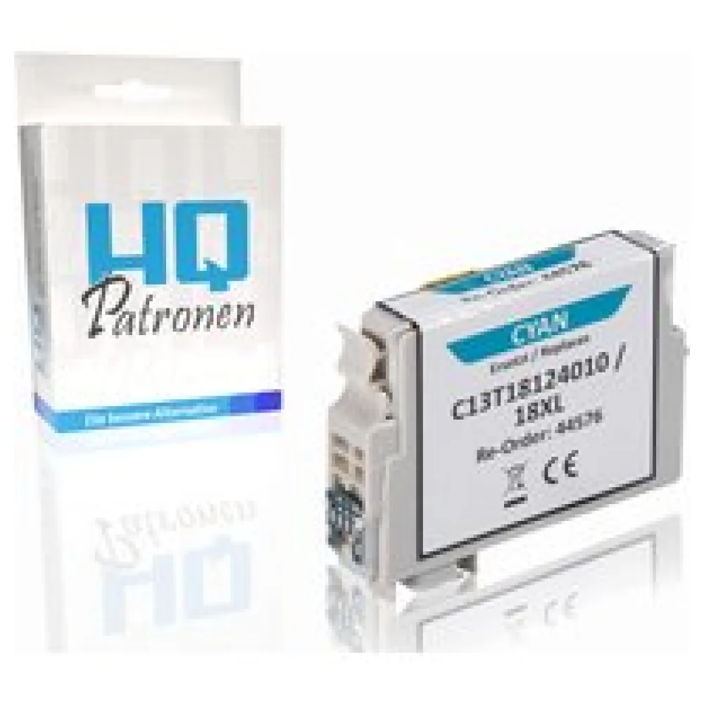 Kompatibel zu Epson C13T18124010 / 18XL Tintenpatrone, cyan – Bild 2