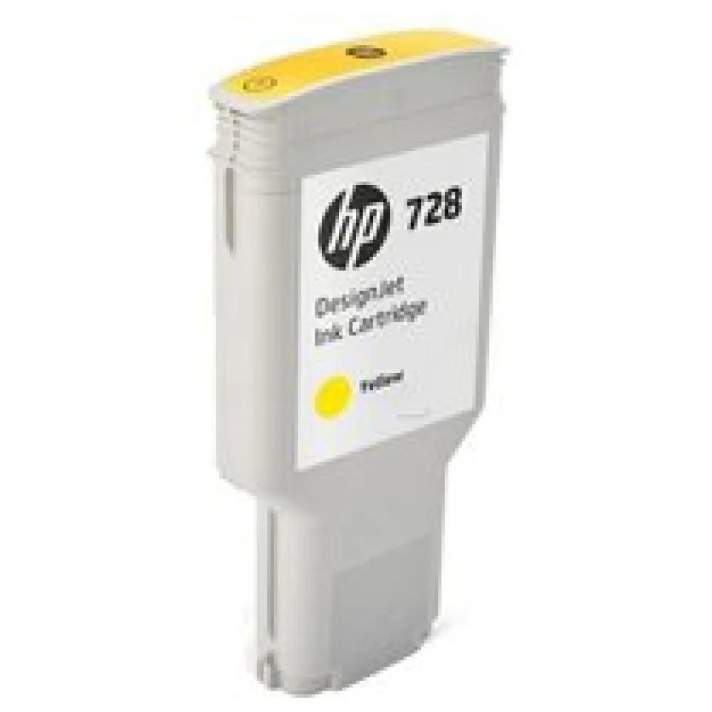 Original HP F9K15A / 728 Tintenpatrone gelb – Bild 2