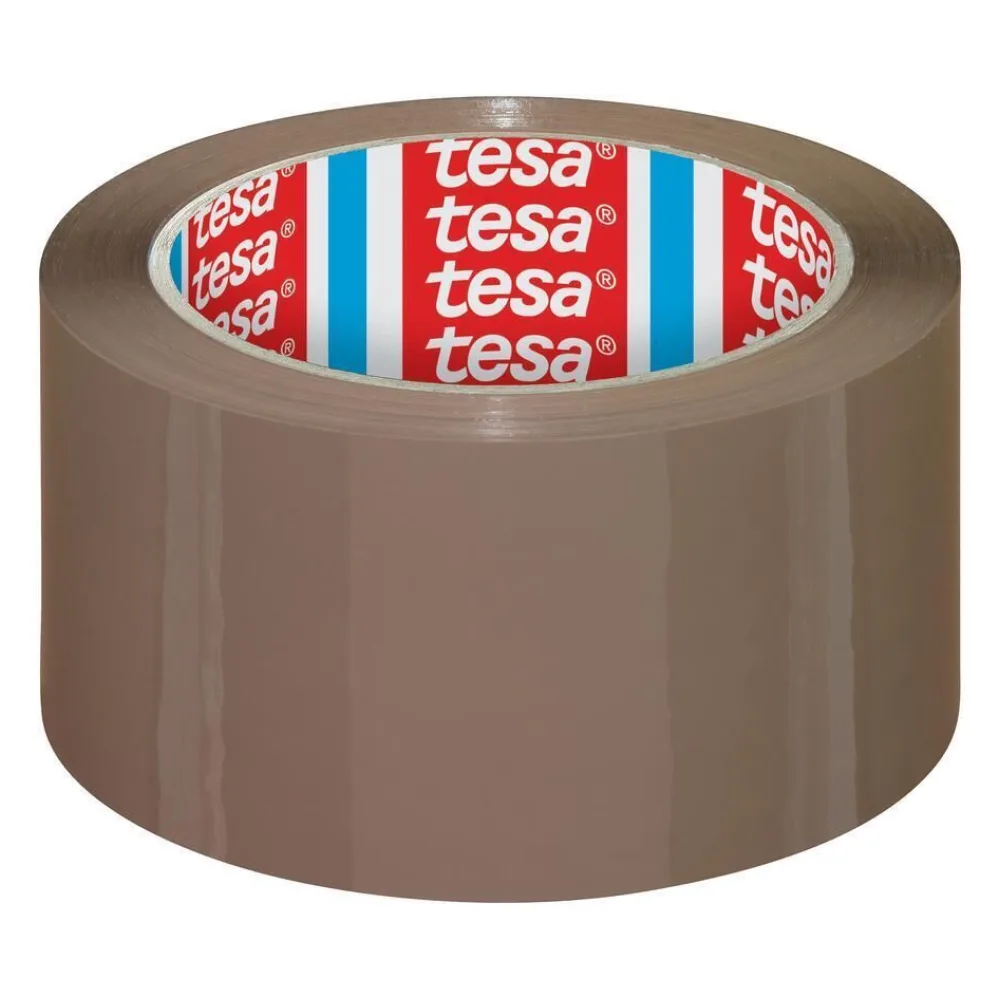 TESA Packband, braun, 50mmx66m, (6 Stück)