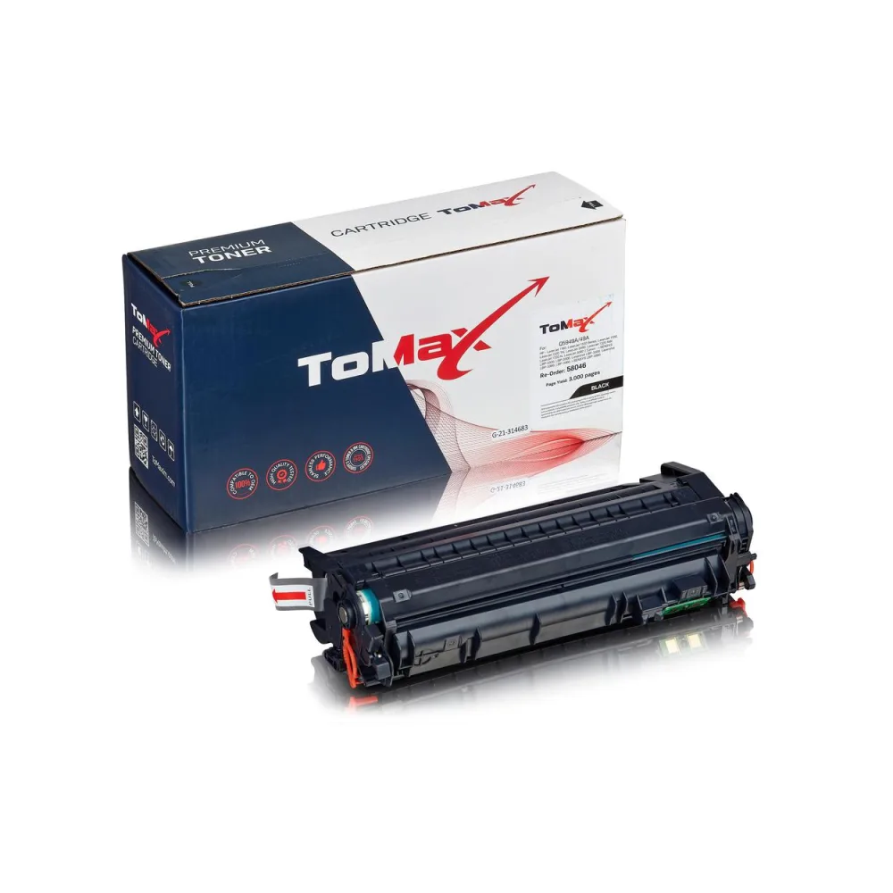 ToMax Premium ersetzt HP Q5949A / 49A Toner, schwarz