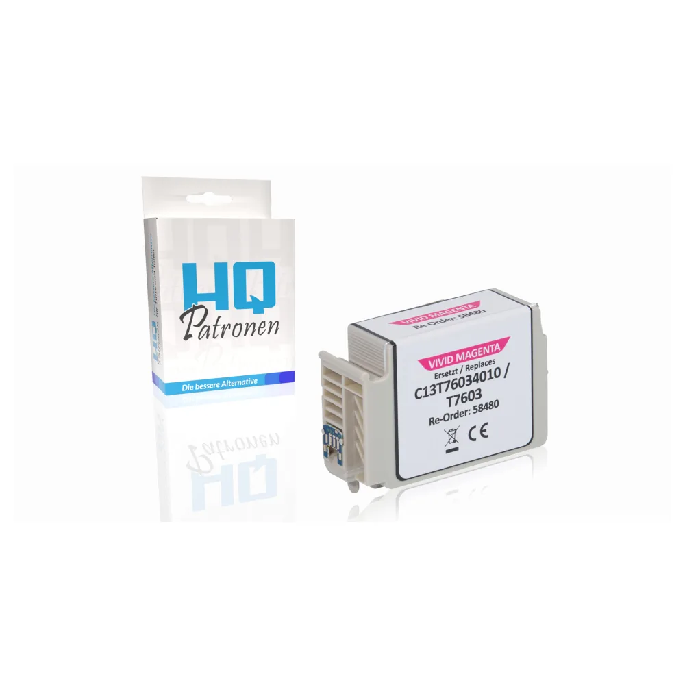 Kompatibel zu Epson C13T76034010 / T7603 Tintenpatrone, magenta