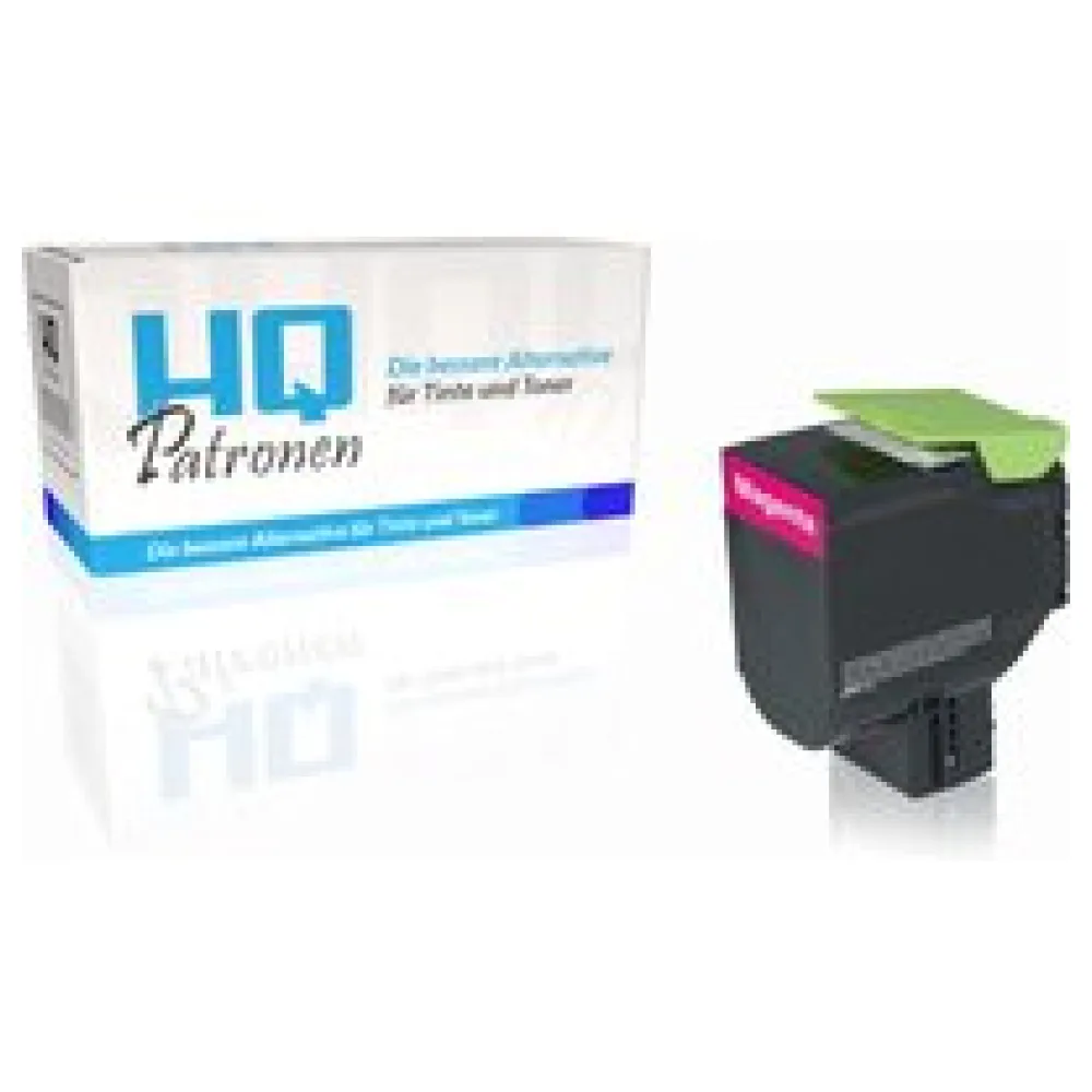 Kompatibel zu Lexmark 80C2SM0 / 802SM Tonerkartusche, magenta – Bild 2