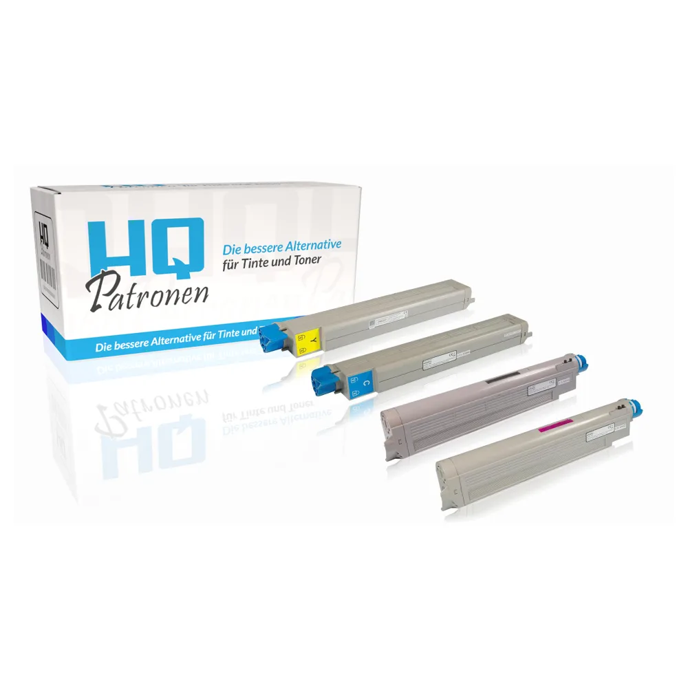 Multipack kompatibel zu OKI 43112702 enthält 4x Tonerkartusche