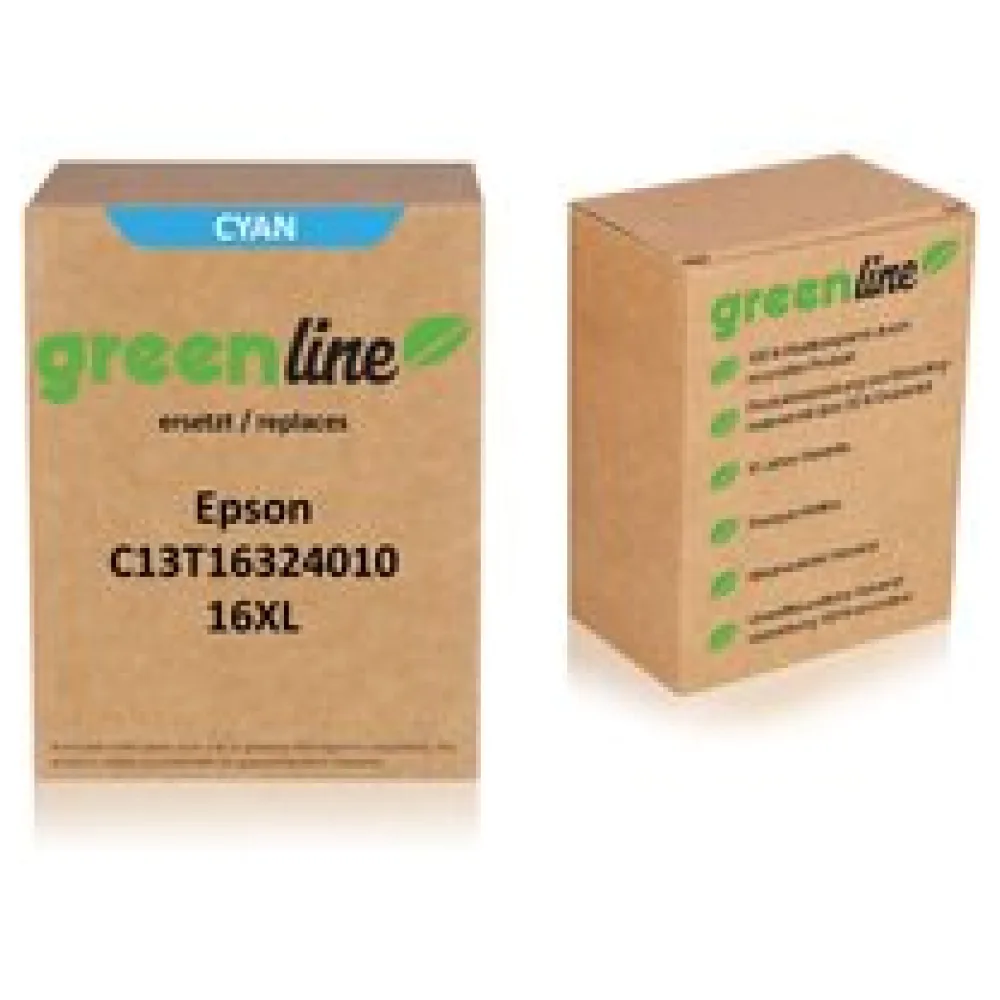 greenline ersetzt Epson C13T16324010 / 16XL Tintenpatrone, cyan – Bild 2