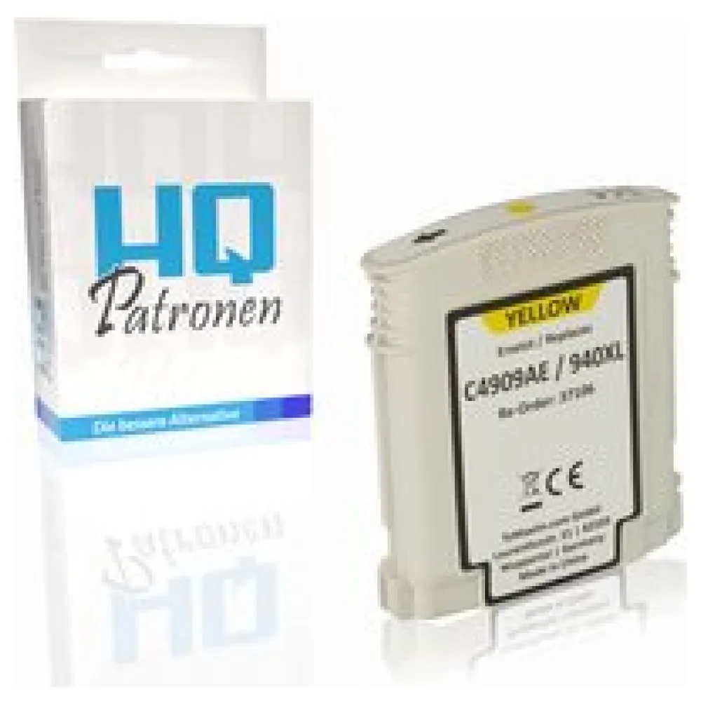 Kompatibel zu HP C4909AE / 940XL Tintenpatrone, gelb – Bild 2