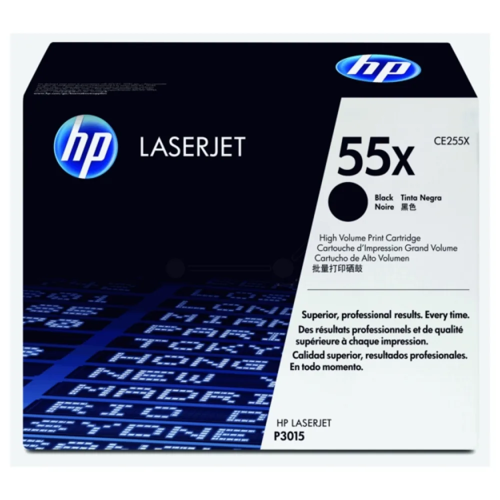 Original HP CE255X / 55X Toner schwarz