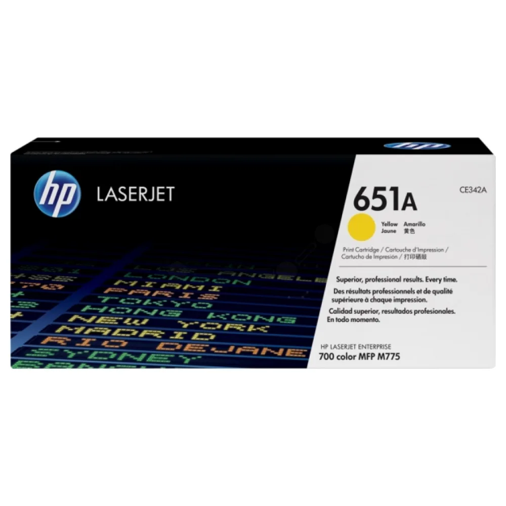 Original HP CE342A / 651A Toner gelb