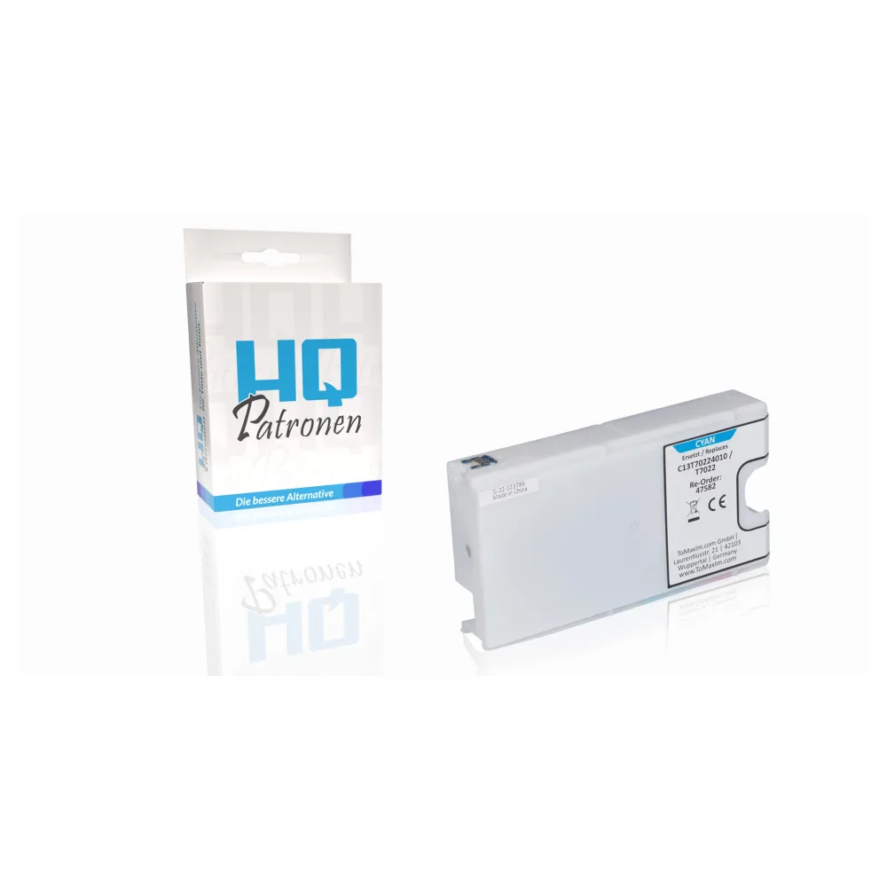 Kompatibel zu Epson C13T70224010 / T7022 XL Tintenpatrone, cyan