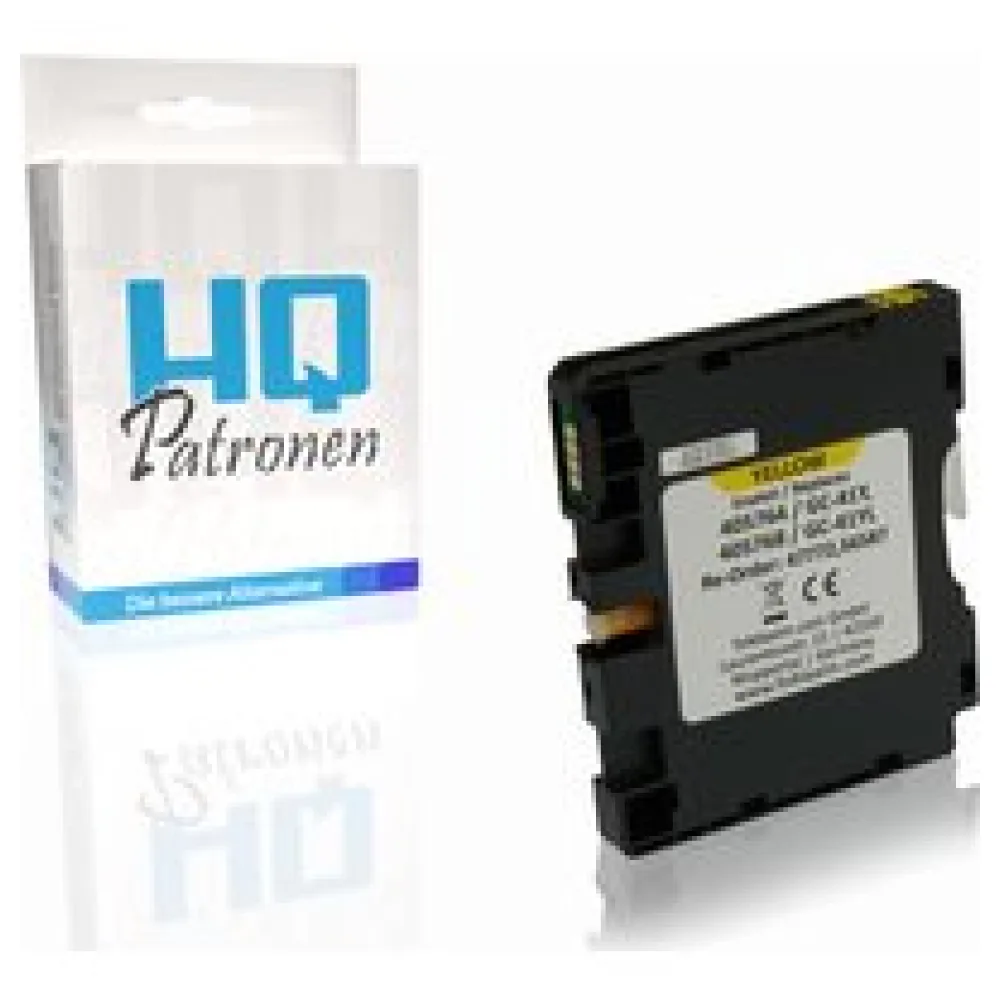 Kompatibel zu Ricoh 405764 / GC-41Y Gelkartusche, gelb – Bild 2
