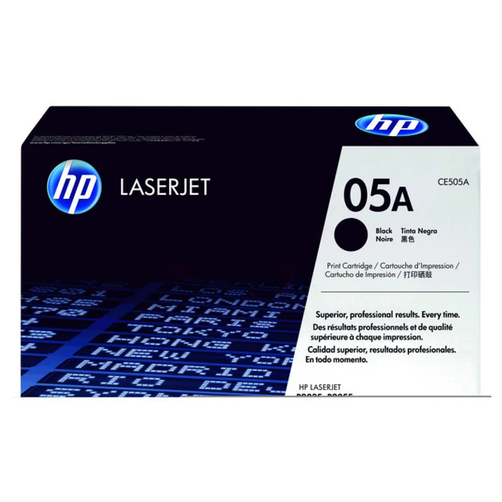 Original HP CE505A / 05A Toner schwarz