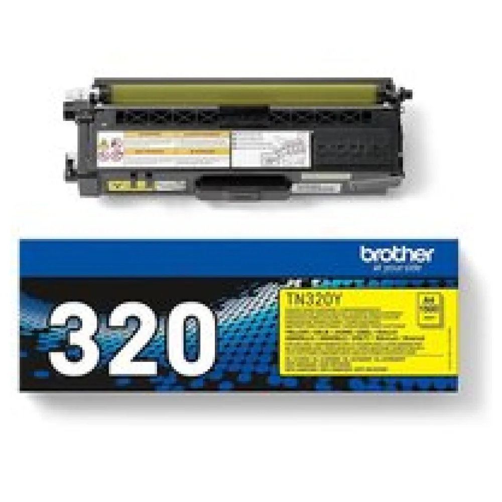 Original Brother TN320Y Toner gelb – Bild 2