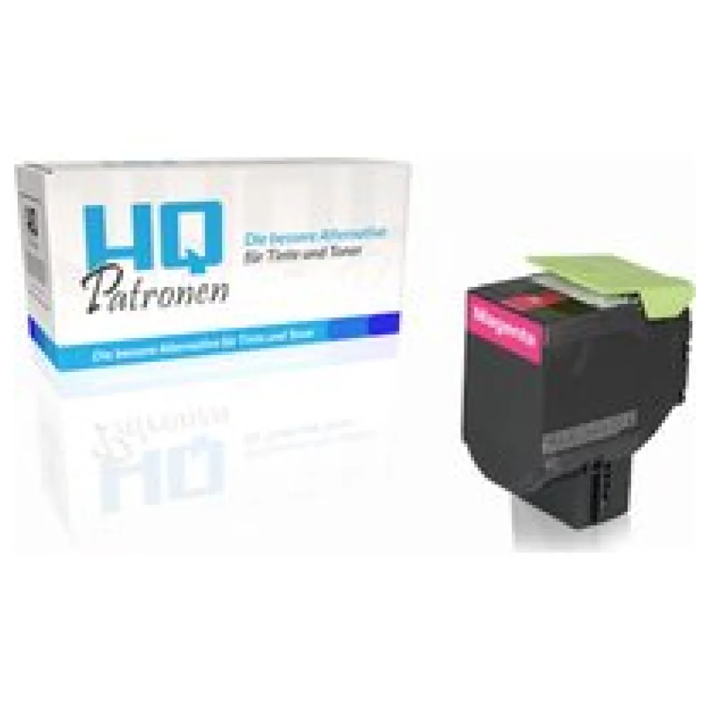 Kompatibel zu Lexmark 80C2XM0 / 802XM Tonerkartusche, magenta – Bild 2