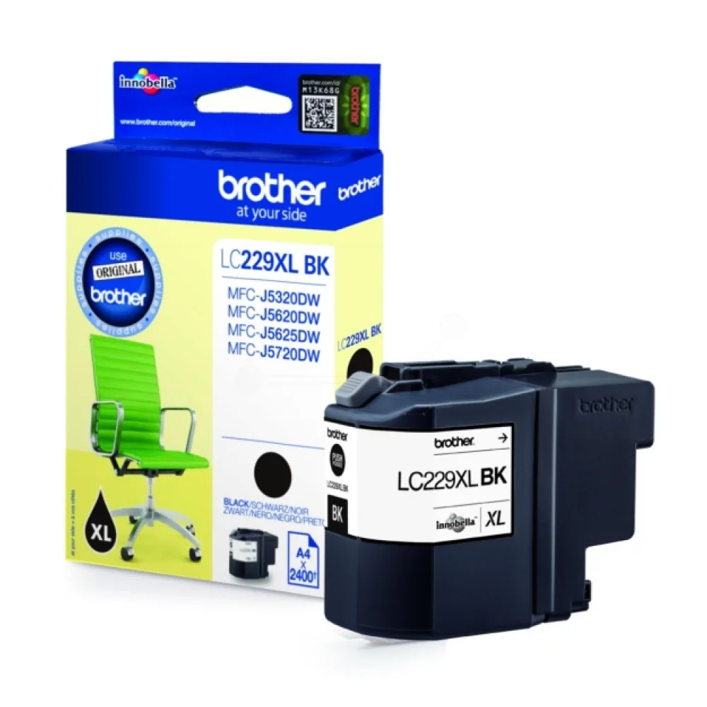 Original Brother LC229XLBK Tintenpatrone schwarz
