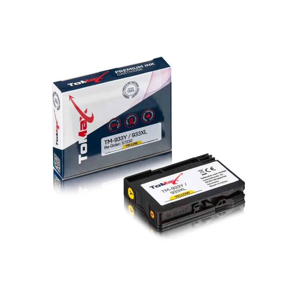 ToMax Premium ersetzt HP CN056AE / 933XL Tintenpatrone, gelb