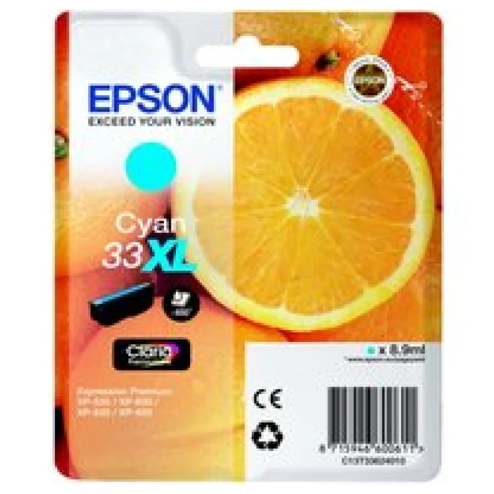 Original Epson C13T33624012 / 33XL Tintenpatrone cyan – Bild 2