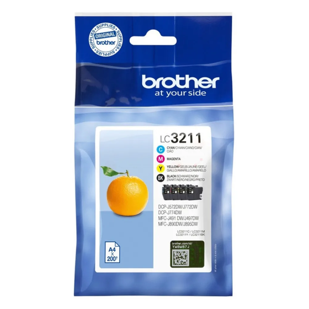 Original Brother LC3211VALDR Tintenpatrone Multipack