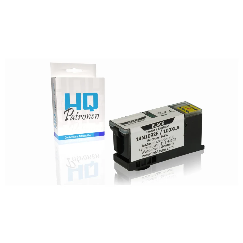 Kompatibel zu Lexmark 14N1092E / 100XLA Tintenpatrone, schwarz
