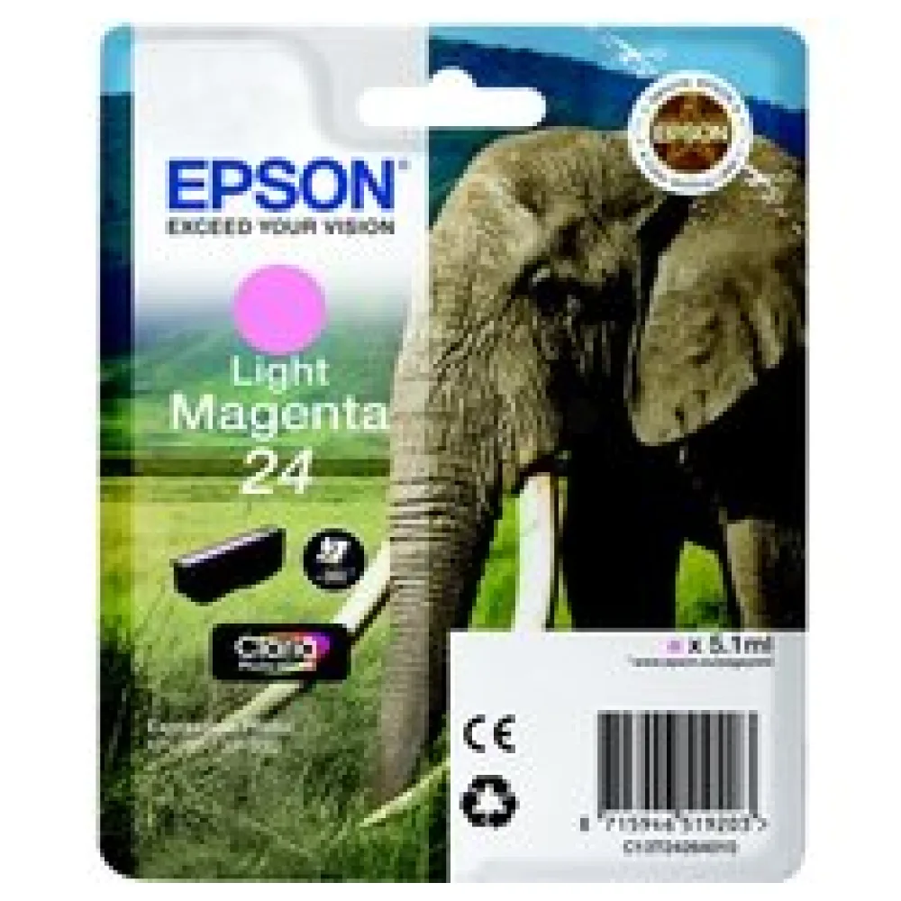 Original Epson C13T24264012 / 24 Tintenpatrone magenta hell – Bild 2