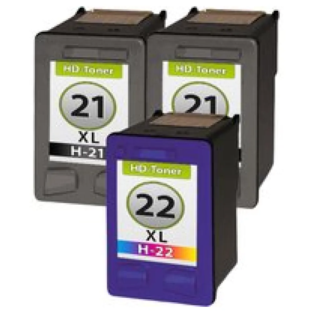 Multipack kompatibel zu HP C9351AE / 21 enthält 3 x Druckkopfpatrone – Bild 2