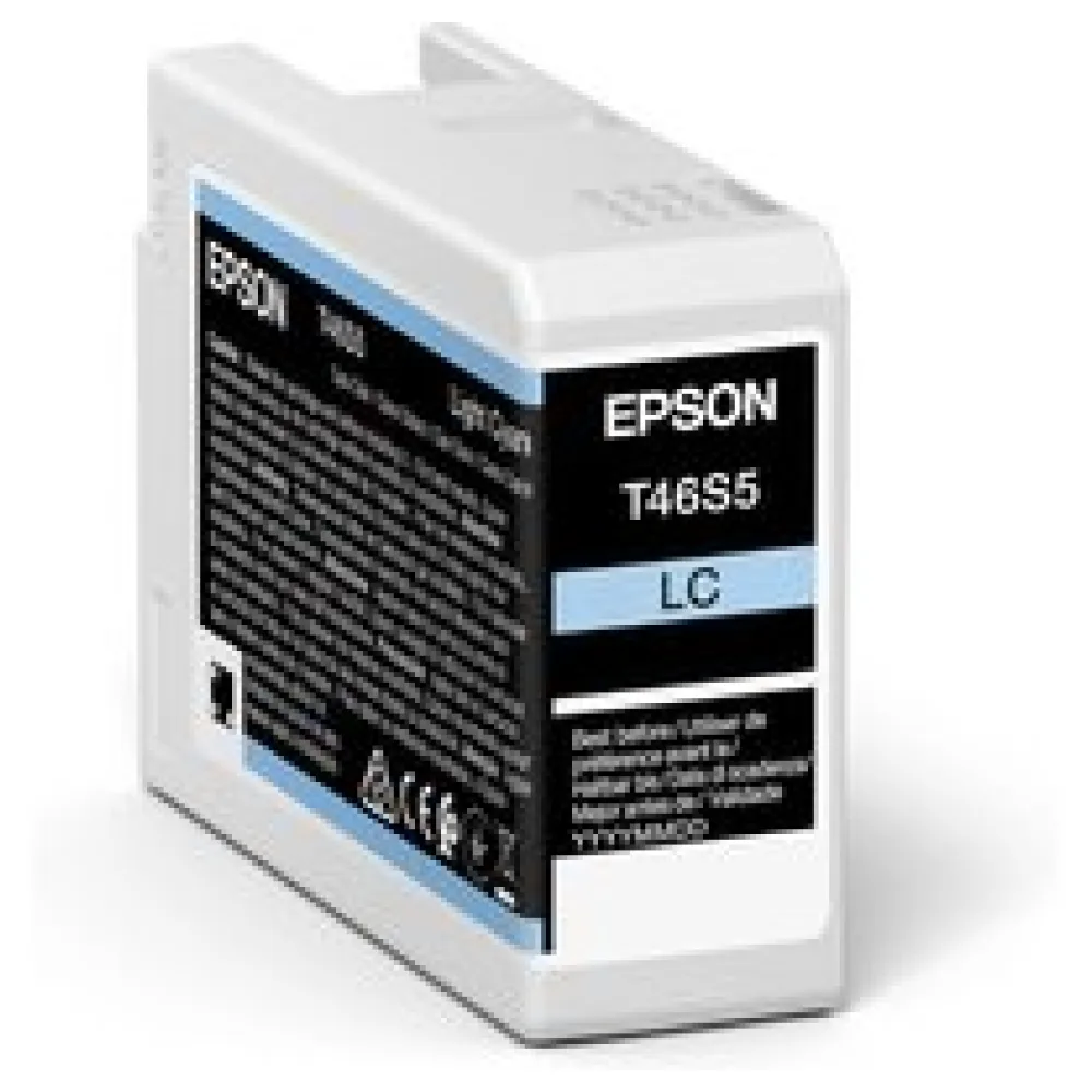 Original Epson C13T46S500 / T46S5 Tintenpatrone cyan hell – Bild 2
