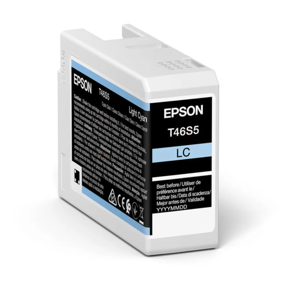 Original Epson C13T46S500 / T46S5 Tintenpatrone cyan hell