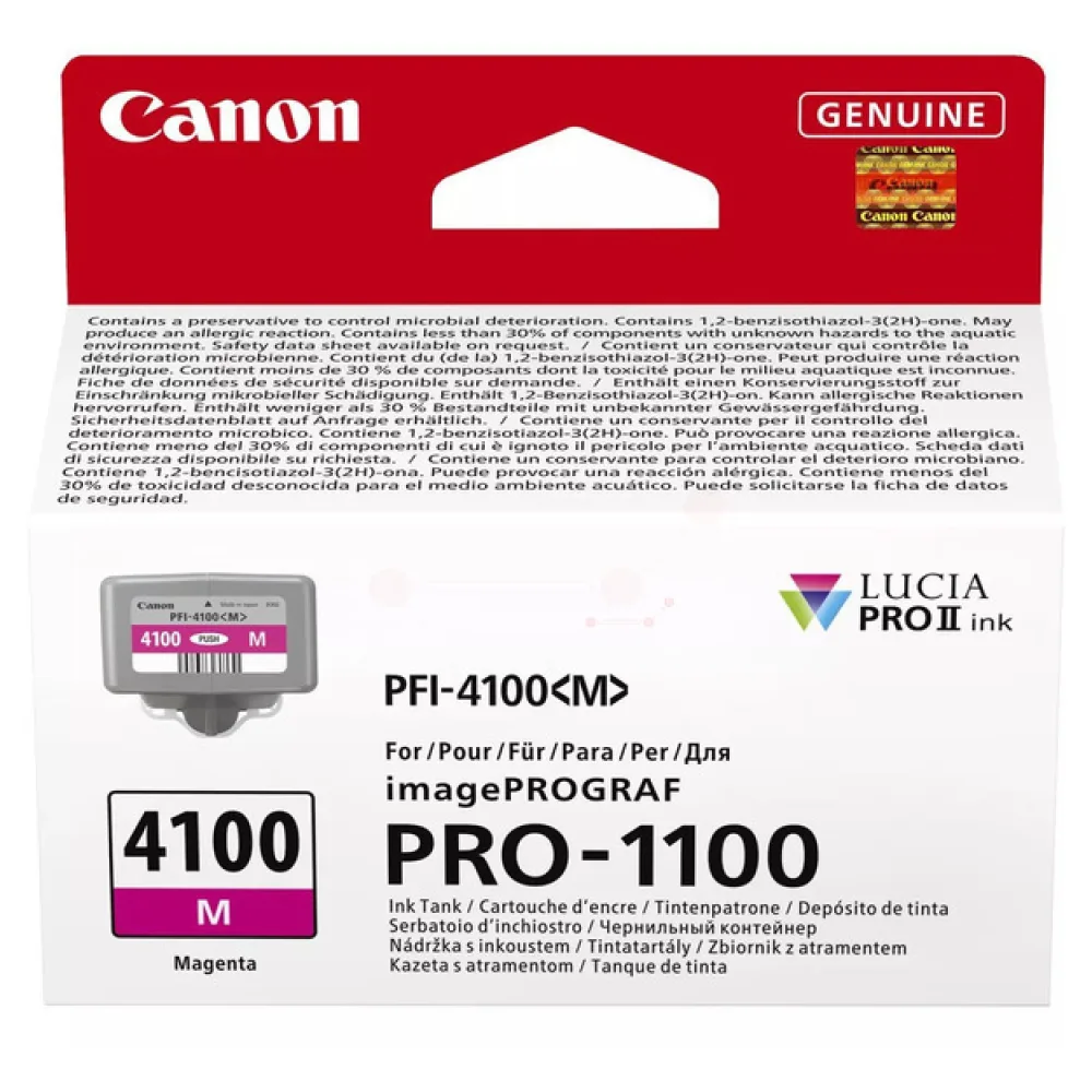 Original Canon 6779C001 / PFI-4100M Tintenpatrone magenta