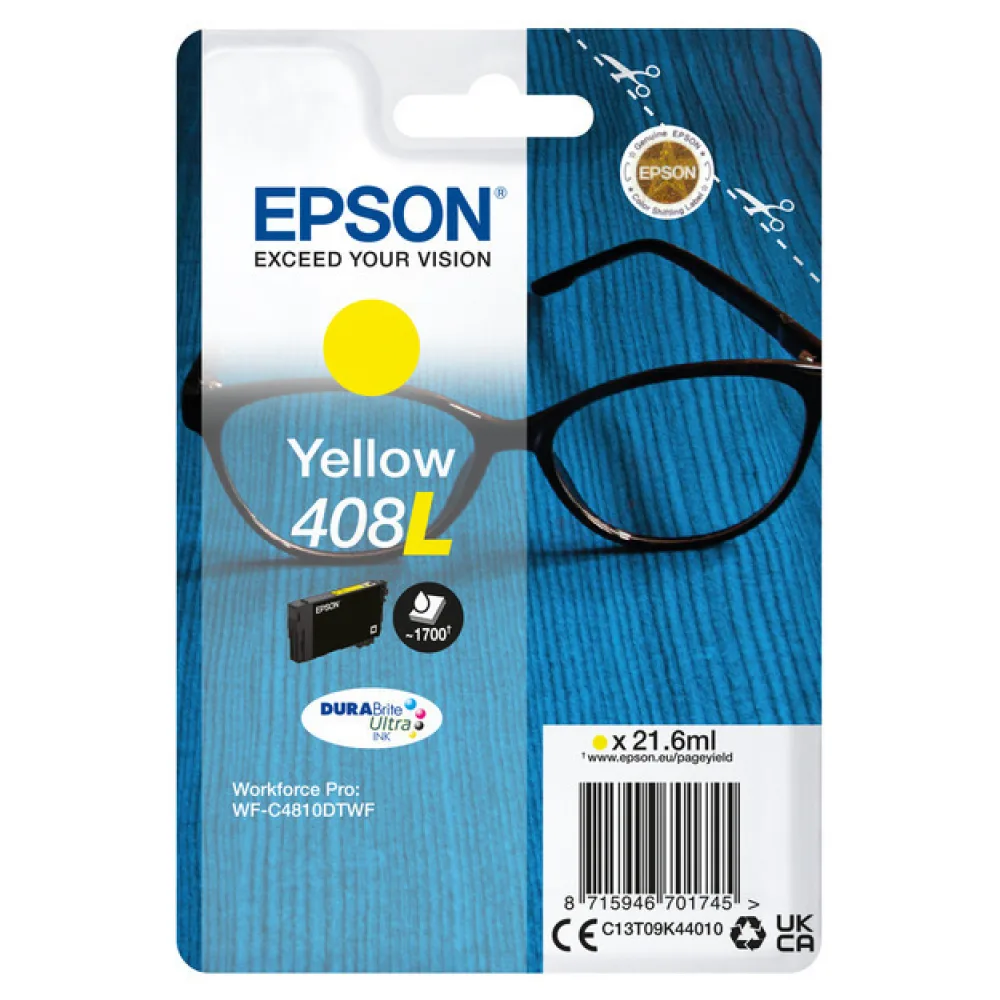 Original Epson C13T09K44010 / 408L Tintenpatrone gelb