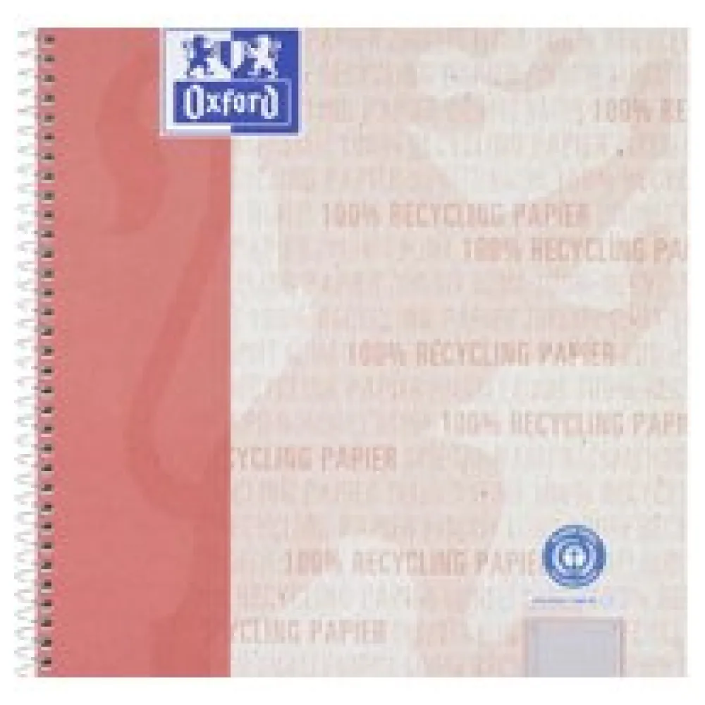 OXFORD Collegeblock Recycling, A4,+ 80 Blatt, kariert – Bild 2