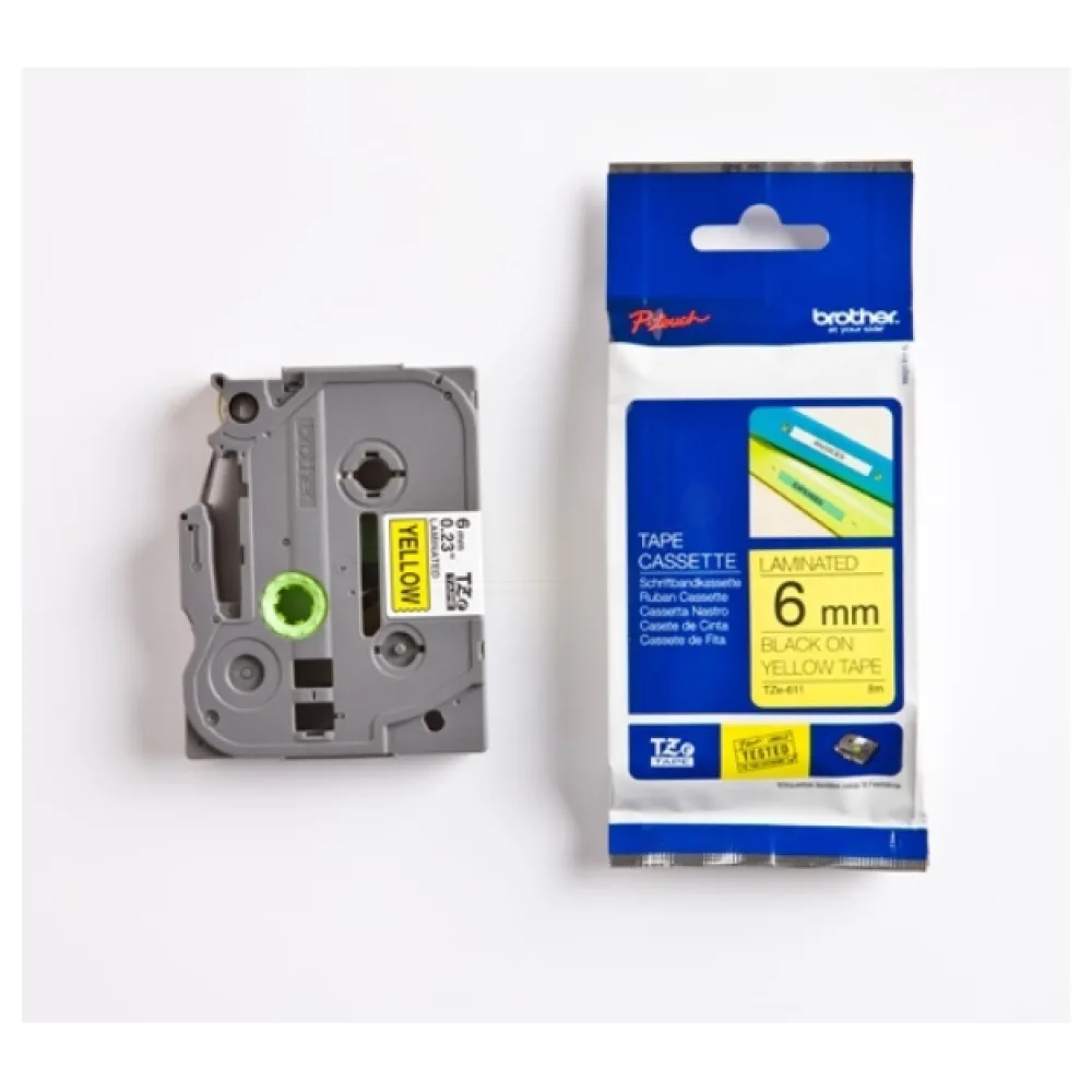 Original Brother TZE611 P-Touch Farbband