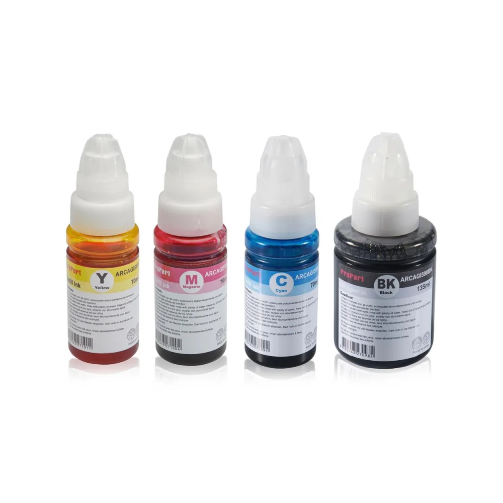 Multipack kompatibel zu Canon 1603C001 / GI590 enthält 4x Tintenflasche