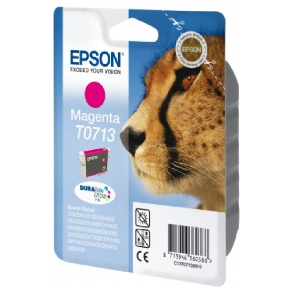 Original Epson C13T07134012 / T0713 Tintenpatrone magenta