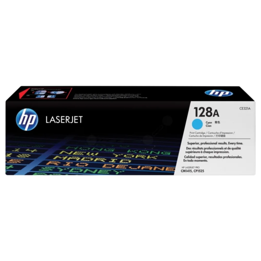 Original HP CE321A / 128A Toner cyan