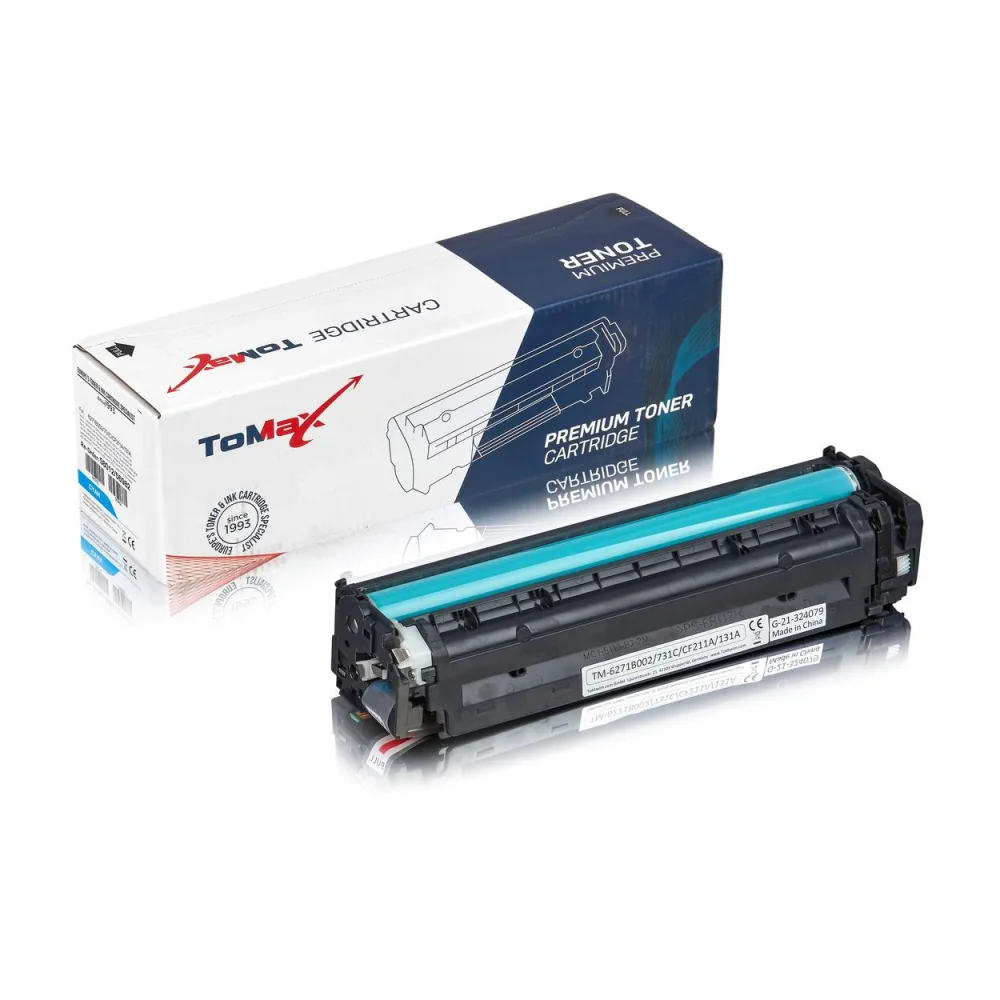 ToMax Premium ersetzt Canon 6271B002 / 731C Toner, cyan