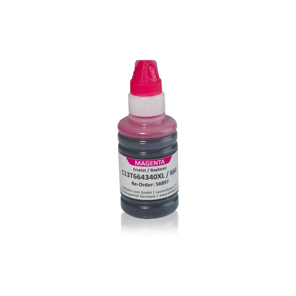 Kompatibel zu Epson C13T664340 / 664 XL Tintenpatrone, magenta