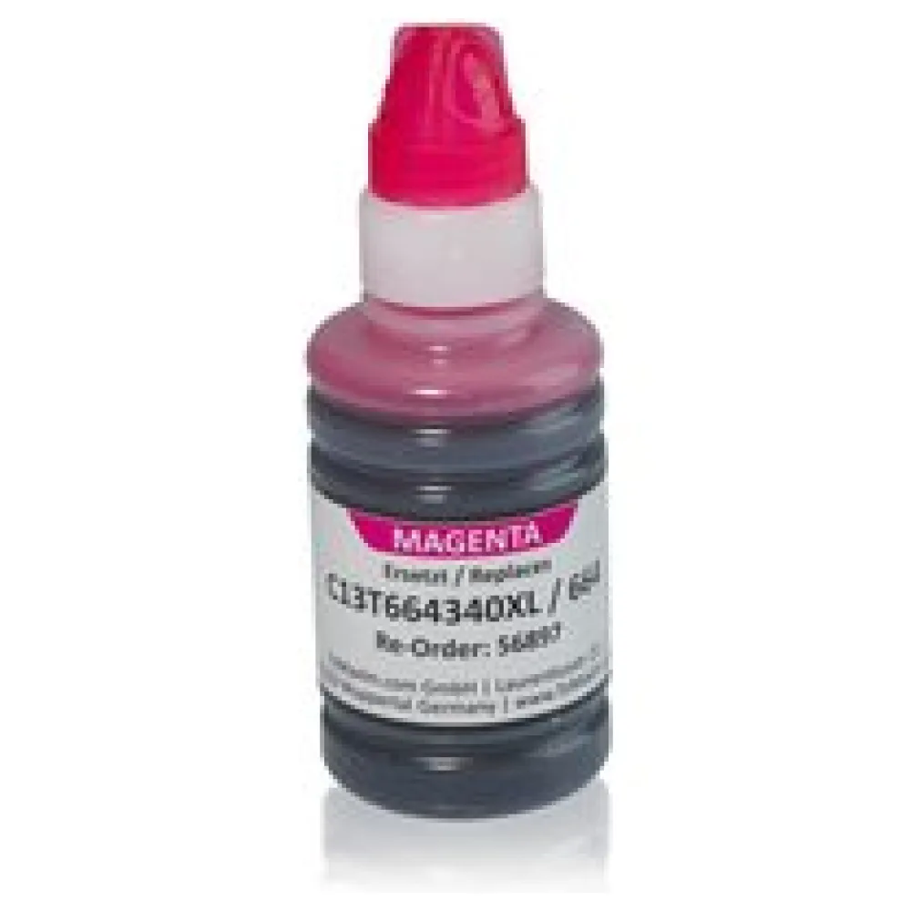 Kompatibel zu Epson C13T664340 / 664 XL Tintenpatrone, magenta – Bild 2