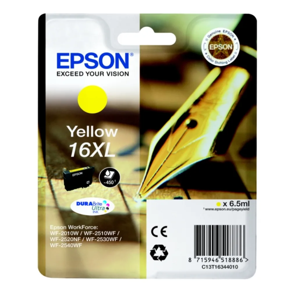 Original Epson C13T16344012 / 16XL Tintenpatrone gelb