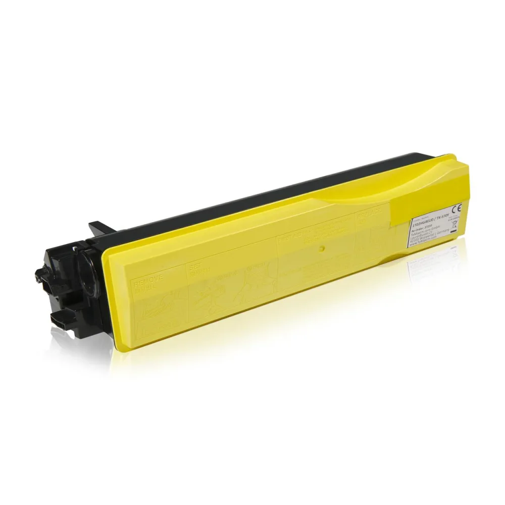 Kompatibel zu Kyocera/Mita 1T02HGAEU0 / TK-570Y Tonerkartusche, gelb