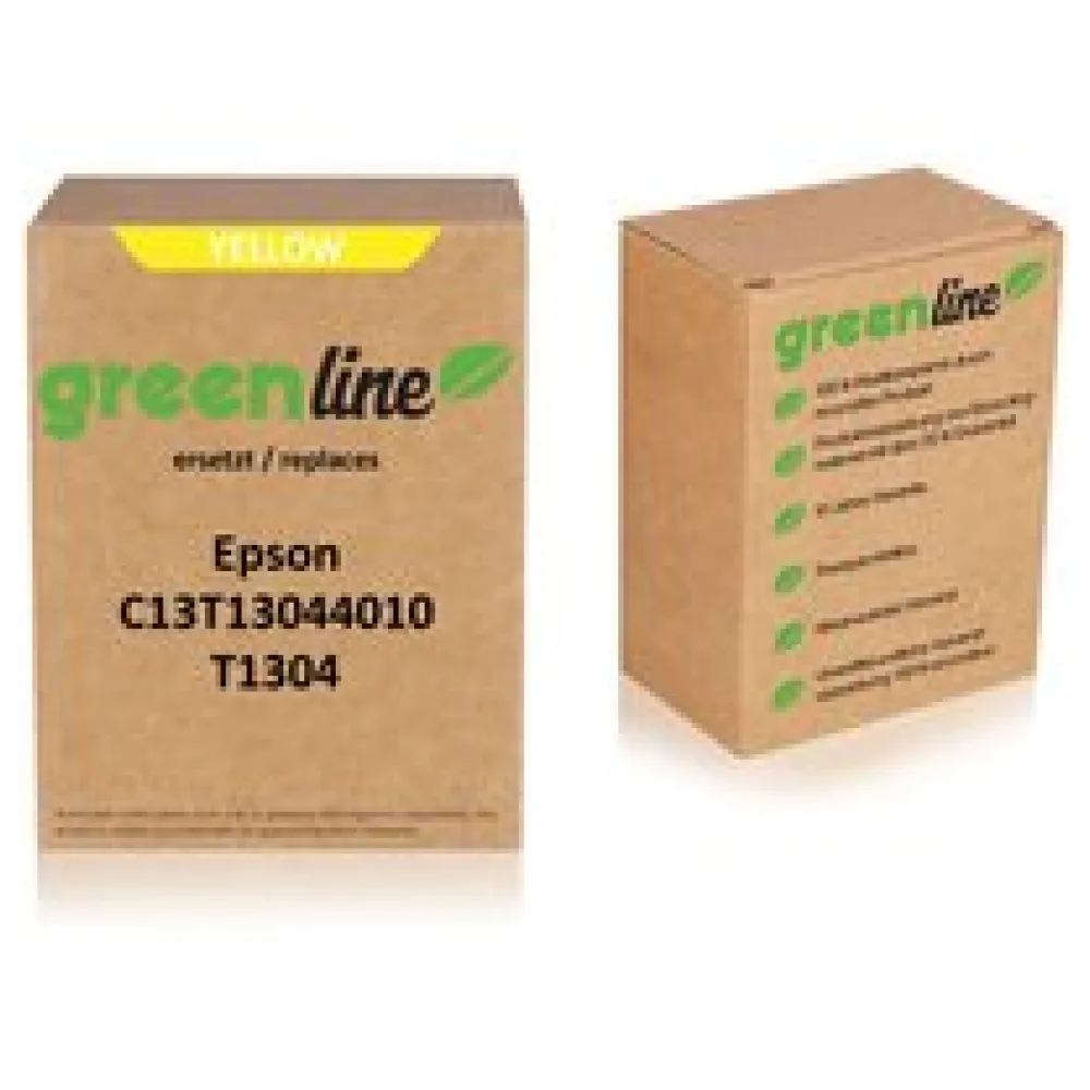 greenline ersetzt Epson C13T13044010 / T1304 Tintenpatrone, gelb – Bild 2